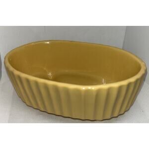 Vintage Hull Pottery Oval Ribbed Footed Planter Vase F39 USA